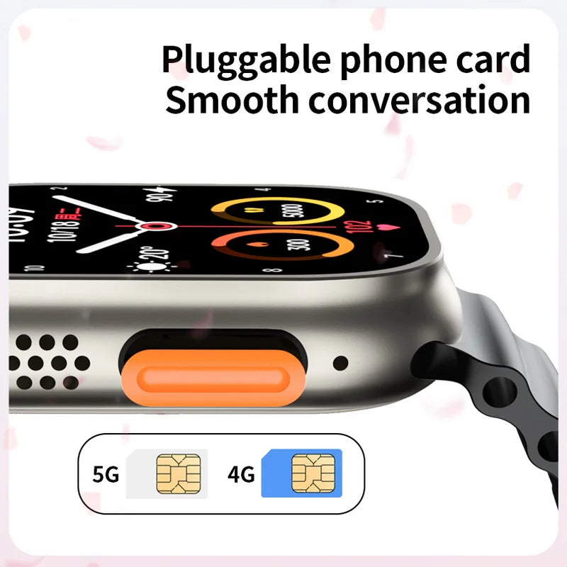 S9 Ultra Pro 5G Android Watch 4G-5G Sim Support 6/128gb
